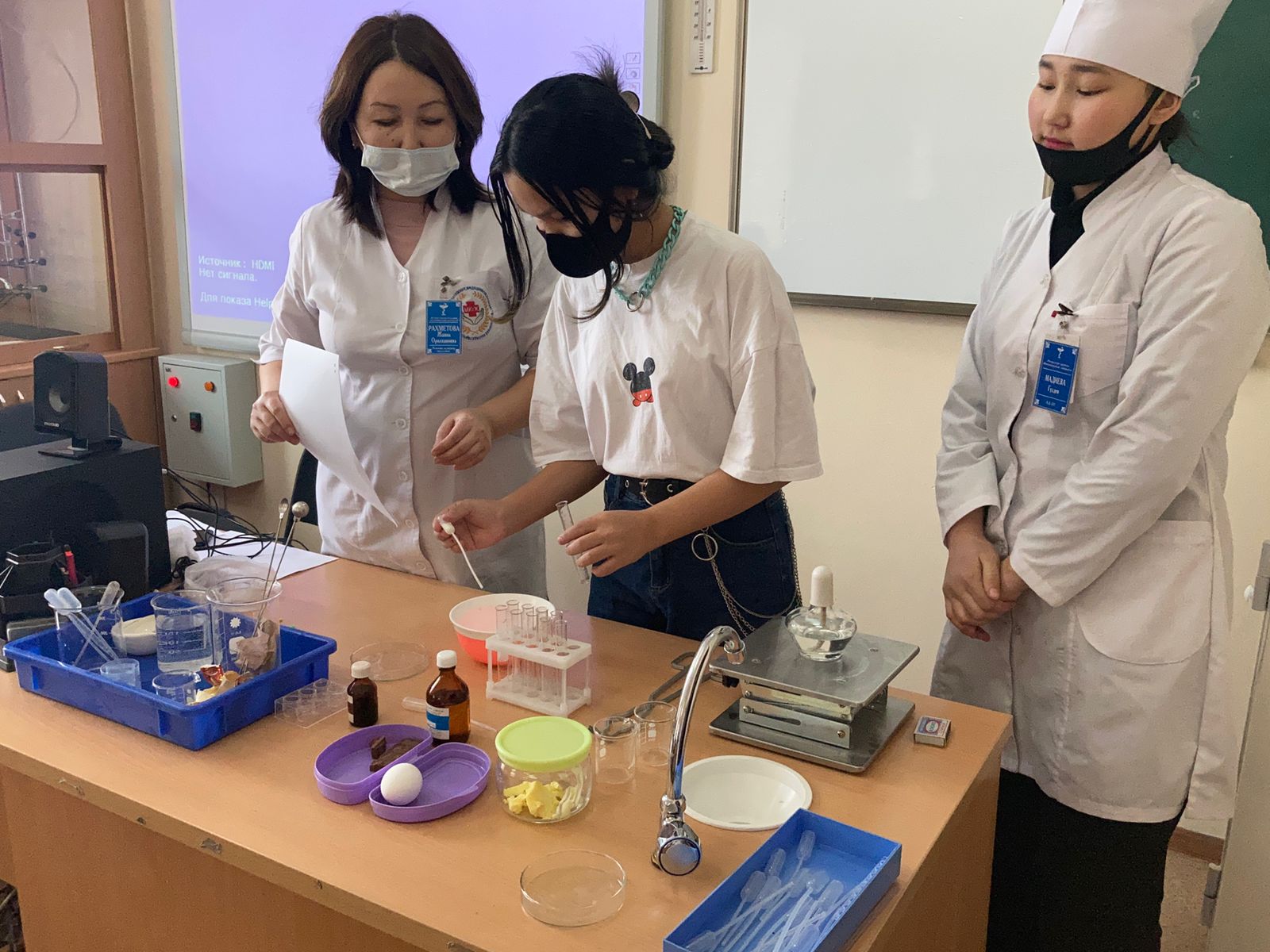 Professional samples at the Higher Medical College of Zhezkazgan