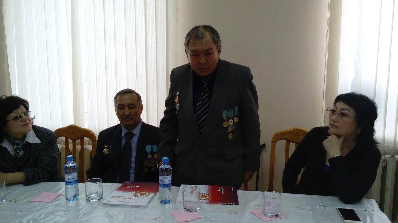 Meeting with veterans of the Afghan war